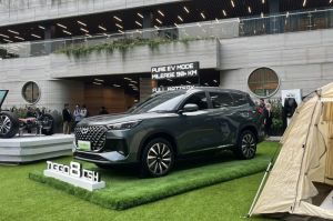 Chery Tiggo 8 CSH(Foto: KOMPAS.com/Gilang)