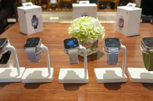 Huawei mengumumkan Watch Fit 4 dan Watch Fit 4 Pro di Indonesia, Jumat (16/5/2025).(KOMPAS.com/ Marsha Bremanda)