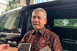 Wakil Menteri Keuangan sekaligus Plh. Direktur Jenderal Anggaran Kementerian Keuangan (Kemenkeu) Suahasil Nazara saat ditemui di kantornya, Jakarta, Jumat (16/5/2025).