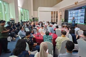 Mahasiswa President University ambil bagian dalam Seminar Nasional Bidang Kontruksi PT Jababeka Tbk (15/5/2025). (DOK. PRESUNIV)