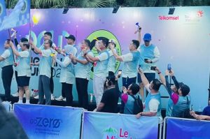 Gubernur Jakarta Pramono Anung resmi membuka ajang Digiland 2025 di kawasan Gelora Bung Karno, Jakarta, Minggu (18/5/2025).(Kompas.com/ Ruby Rachmadina)