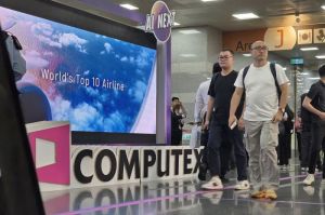 Langkah kecil di booth, lompatan besar untuk teknologi masa depan. Computex 2025 menyatukan inovator dunia di jantung Taipei(Kompas.com/Galuh Putri Riyanto.)