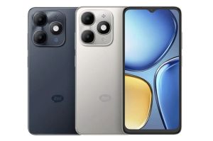 Itel A90 yang memiliki desain tampilan mirip iPhone 13 Pro Max.(Itel)