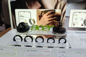 Acer FreeSense Ring dipajang di booth Acer Computex 2025(Kompas.com/Lely Maulida)