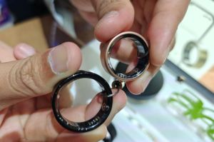 Tampilan sensor Acer FreeSense Ring yang dipajang di booth Acer Computex 2025(Kompas.com/Lely Maulida)