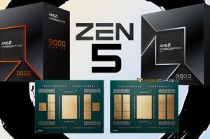 Ilustrasi prosesor AMD Threadripper 9000 Series.(Videocardz)
