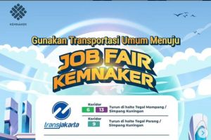 Job Fair Kemnaker 2025 digelar 22?23 Mei di Jakarta. Ada 52.476 lowongan kerja tersedia, terbuka untuk umum, termasuk korban PHK dan disabilitas.()