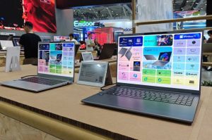 Acer Aspire 16 AI diumumkan dan dipajang di Computex 2025(Kompas.com/Lely Maulida)
