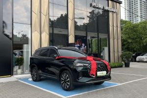 Chery mulai serahkan Chery Tiggo 8 CSH ke konsumen(KOMPAS.com/GILANG SATRIA)
