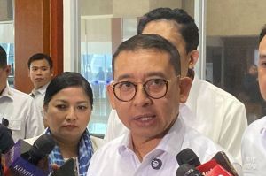 Menteri Kebudayaan RI, Fadli Zon di Kompleks Parlemen, Jakarta, Senin (26/5/2025).(KOMPAS.com/Rahel)