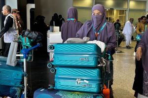 Pengawasan Penyelenggara Ibadah Haji Khusus (PIHK) Daerah Kerja Bandara menyampaikan bahwa sebanyak 44 jemaah haji khusus dari Indonesia telah tiba di Bandara Taif, Arab Saudi.(Dok. Humas Kementerian