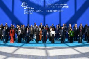 Forum Internasional Astana (AIF) 2025 yang menjadi panggung bagi dua hari dialog strategis dan kolaborasi lintas negara.(Embassy of Kazakhstan Jakarta)
