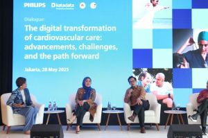 Diskusi bertajuk ?Transformasi digital dalam perawatan kardiovaskular: kemajuan, tantangan, dan langkah ke depan?, yang digelar oleh Philips Indonesia (28/5/2025).(Dok Philips Indonesia)