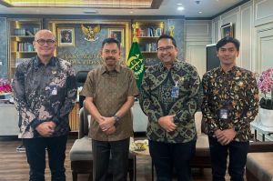 Pertemuan antara Jasa Raharja dan Jampidum membahas sinergi dalam penanganan kasus kecelakaan lalu lintas. (DOK. Jasa Raharja )