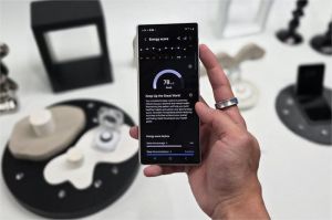 ilustrasi Galaxy Ring cincin pintar dari Samsung untuk pelacak kesehatan