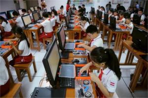 anak sd belajar ai