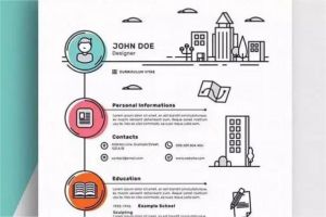 contoh desain CV profesional
