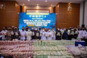 Terbesar dalam Sejarah, 2 Ton Sabu Digagalkan Masuk Indonesia