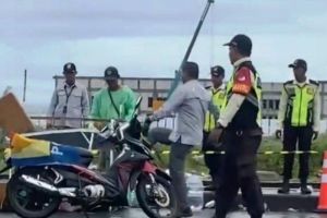 Viral, Oknum Satpam Tendang Dagangan PKL di Kawasan KIK Kendal