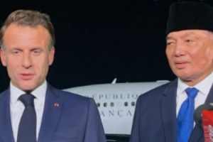 Presiden Marcon Tiba di Indonesia, Disambut Sjafrie Sjamsoeddin hingga Rano Karno