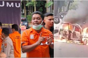 Awal Mula Pembakaran Mobil Polisi, Ketua GRIB Todongkan Senjata ke Pekerja di Depok