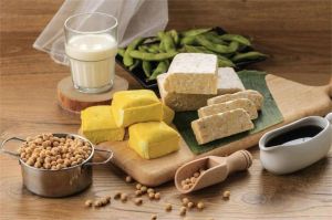 gambar yogurt dan tempe sebagai sumber probiotik alami untuk kesehatan pencernaan