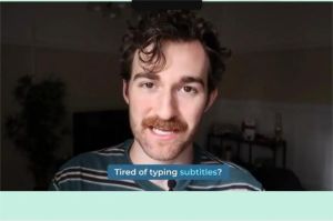 ilustrasi fitur subtitle otomatis AI di platform YouTube