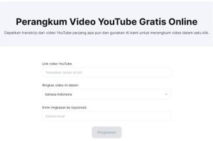 ilustrasi fitur AI YouTube menampilkan ringkasan otomatis di bawah video