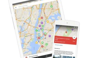 ilustrasi Google Maps dengan fitur AI dan pilihan rute berdasarkan suasana hati
