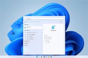 ilustrasi pengguna mengoperasikan Windows dengan perintah suara lewat fitur voice access