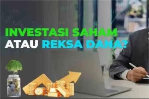 ilustrasi perbandingan investasi saham dan reksa dana untuk pemula
