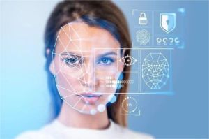 pemindai sidik jari dan wajah digital pada perangkat modern