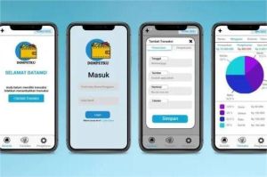 tampilan fitur pelacak pengeluaran otomatis dalam aplikasi dompet digital