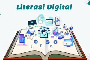 ilustrasi literasi digital dan teknologi di Indonesia