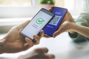 layanan perbankan digital dengan aplikasi di smartphone
