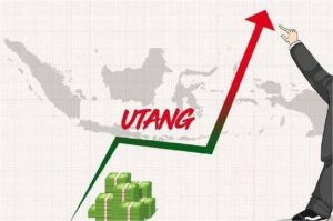 grafik utang negara indonesia yang terus meningkat