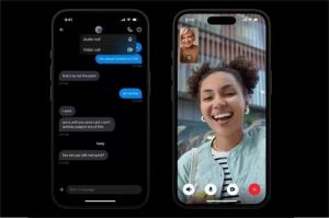 tampilan fitur video call di aplikasi X versi beta pada layar ponsel