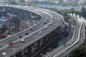 Lonjakan Kendaraan di Jalan Tol Layang MBZ Saat Libur Panjang Tahun Baru Islam