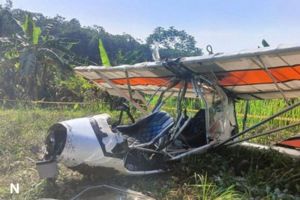Pesawat Ringan FASI PK-S216 Jatuh di Bogor, Pilot Dilaporkan Meninggal Dunia