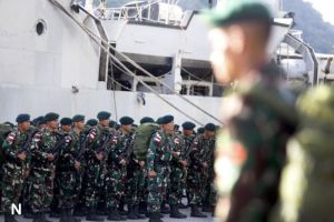 450 Prajurit Yonif 715 Tuntaskan Misi Pengamanan di Perbatasan RI-PNG dan Pulang ke Gorontalo
