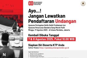 Antusiasme Tinggi, Istana Kembali Buka Pendaftaran Peserta Upacara HUT Ke-80 RI