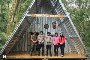 Pembangunan Shelter Khusus di Gunung Ciremai oleh Polda Jabar