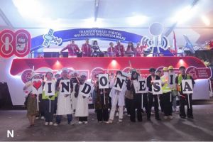 Kemkomdigi Meriahkan Karnaval Kemerdekaan dengan Truk Bertema Transformasi Digital