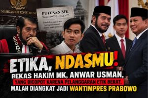 Etika, NDASMU! Anwar Usman yang Dicopot sebagai Ketua MK karena Pelanggaran Etik Berat, Kini Diangkat Jadi Wantimpres Prabowo
