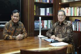 SBY Mengaku Pertemuannya dengan Prabowo Ada Sinyal Kuat
