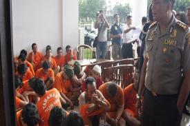 Polisi Ringkus 15 Pelaku Curas di Bandung, satu Orang di Dor