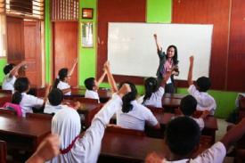 Seru di Kelas Bahasa Indonesia