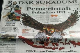 Koran Lokal Sukabumi Lecehkan Kalimat Tauhid?