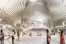 Dengan Desain Futuristik, Perpustakaan di Tiongkok Ini Menjadi yang Terkeren di Dunia