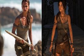 Aksi Jagoan Alicia Vikander di Film  'Tomb Raider' perdana.